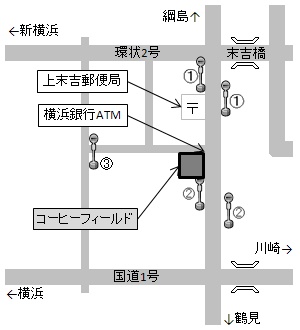 ショップの地図